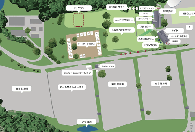 ジムカーナ練習場 地図